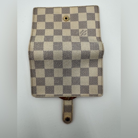 Louis Vuitton Damier Azur Porte Monnaie Kisslock Wallet - Picture 13 of 14